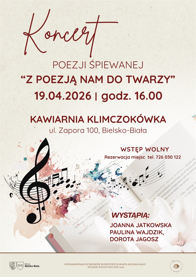 Koncert poezji śpiewanej "Z poezją nam do twarzy"