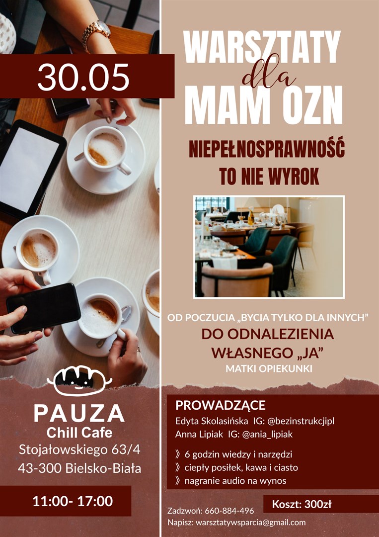 Warsztaty dla mam dzieci z niepełnosprawnościami