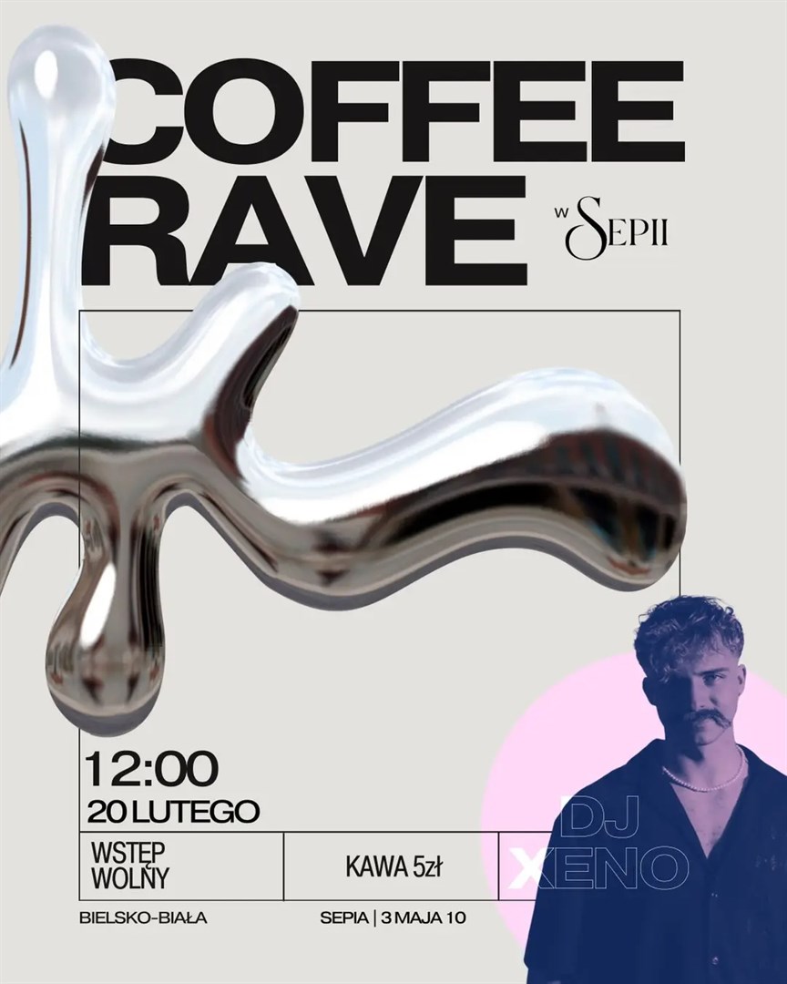 Coffee Rave w Sepii