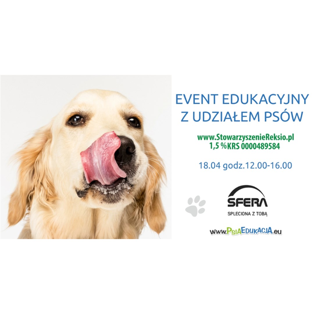 Event edukacyjny z udziałem psów