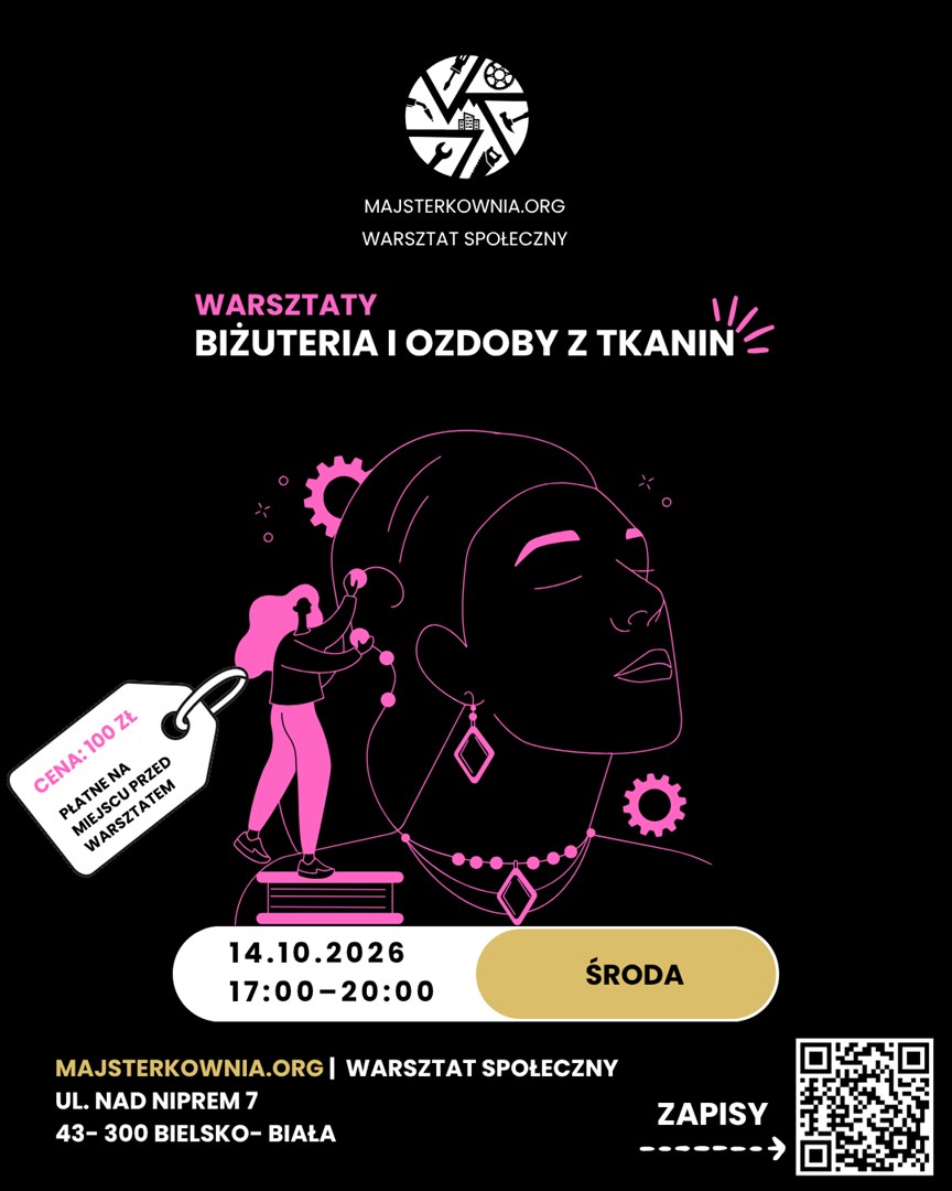 🌸 Biżuteria i ozdoby z tkanin