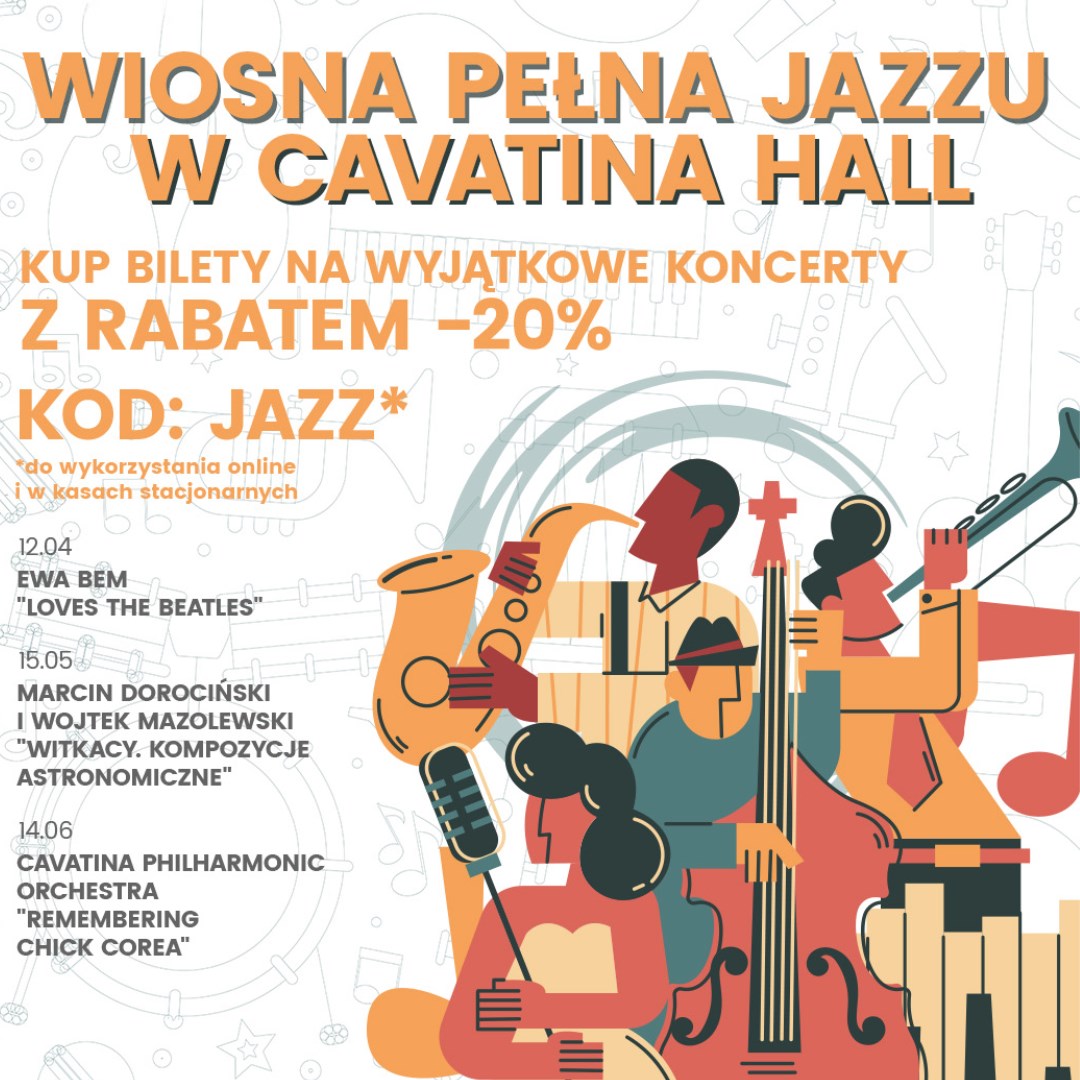 Wiosna pełna Jazzu w Cavatina Hall