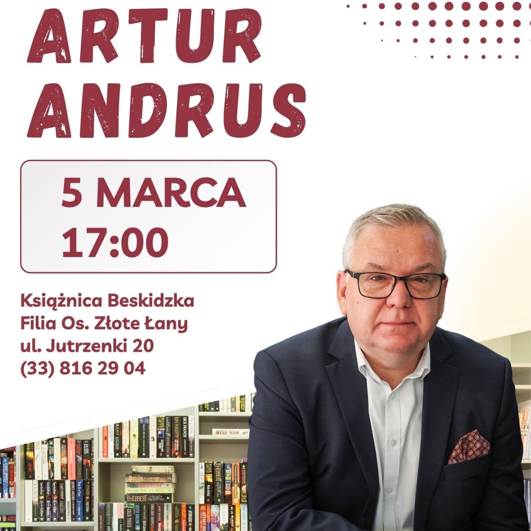 Artur Andrus | spotkanie autorskie