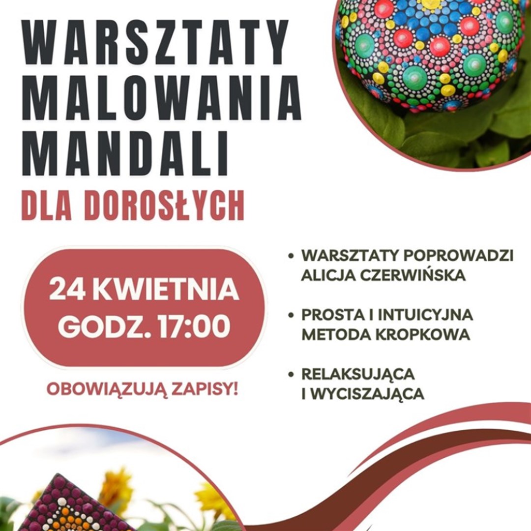Warsztaty malowania mandali