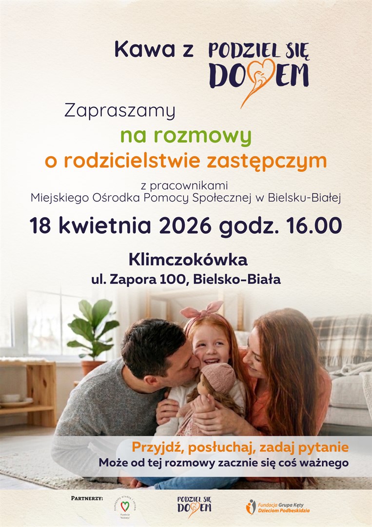 Kawa z PODZIEL SIĘ DOMEM. Rozmowy o rodzicielstwie zastępczym.