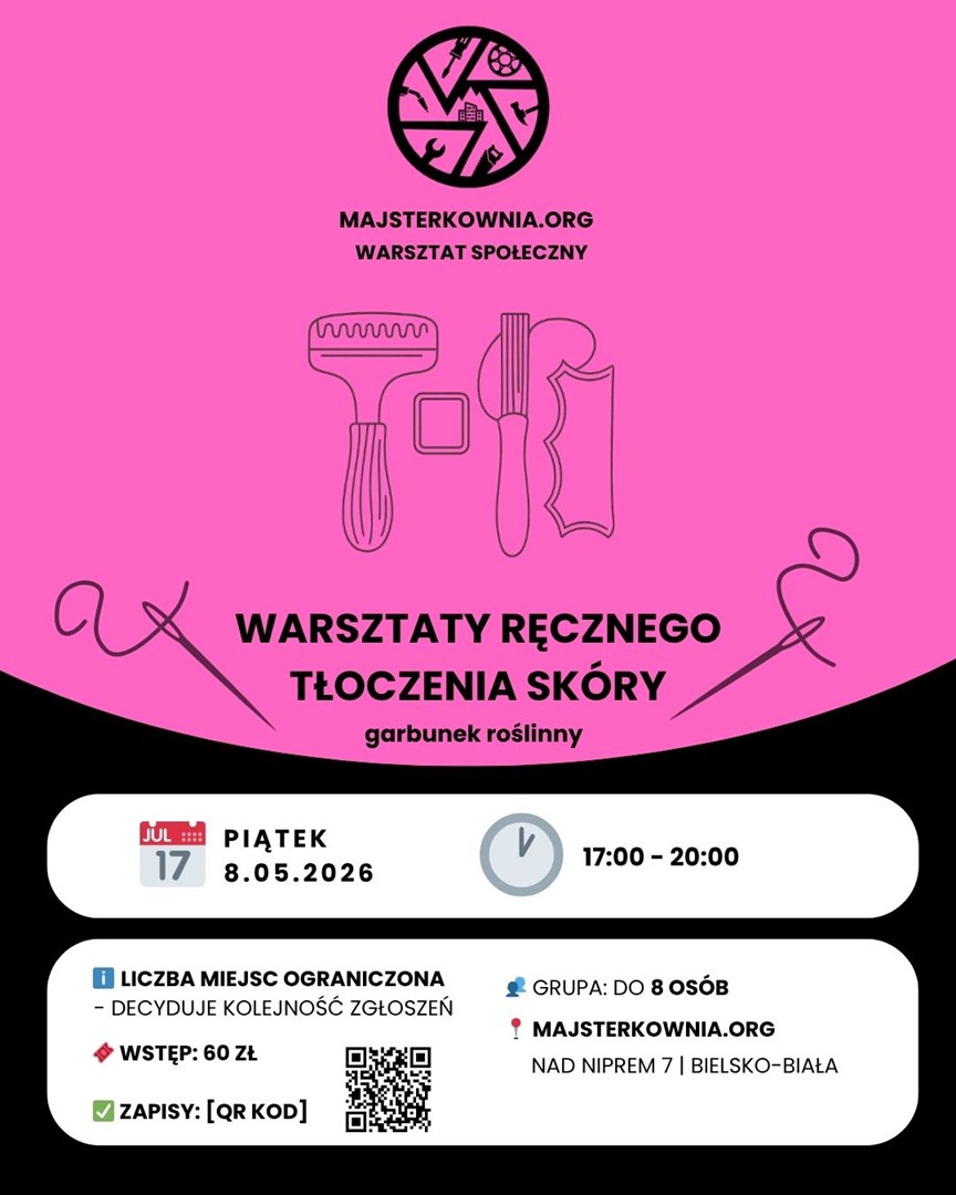 Warsztaty podstaw pracy ze skórą 