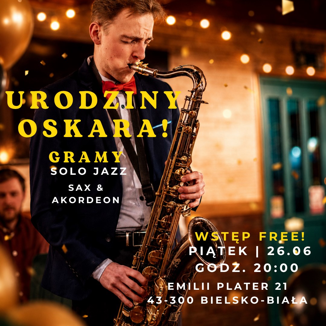 PT 26 | 06 # URODZINOWO OSKAR! Solo Jazz Session "Sax & Akordeon" - Oskar "DoGzz"