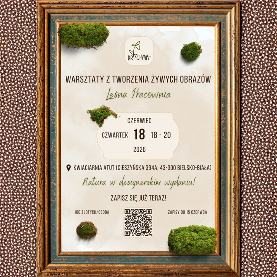 Warsztaty arteterapeutyczne "Leśna Pracownia" - tworzenie żywych obrazów