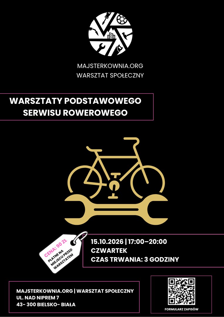 🚲 Warsztaty podstawowego serwisu rowerowego