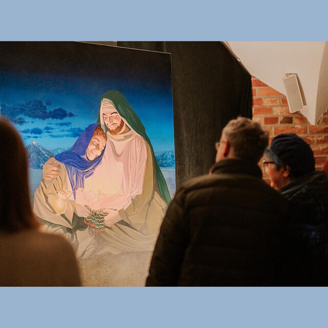 Boże Narodzenie we współczesnej odsłonie malarskiej