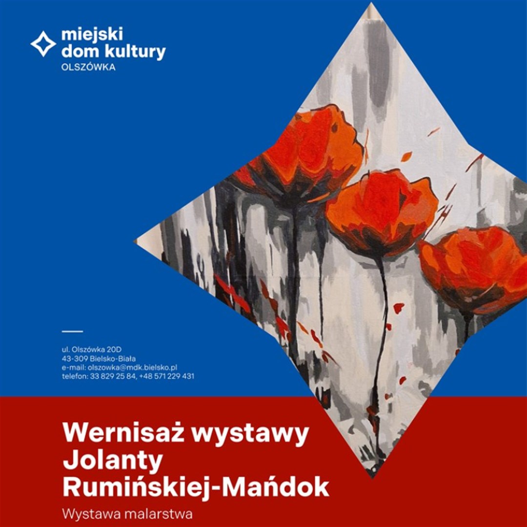 Wernisaż malarstwa Jolanty Rumińskiej-Mańdok 