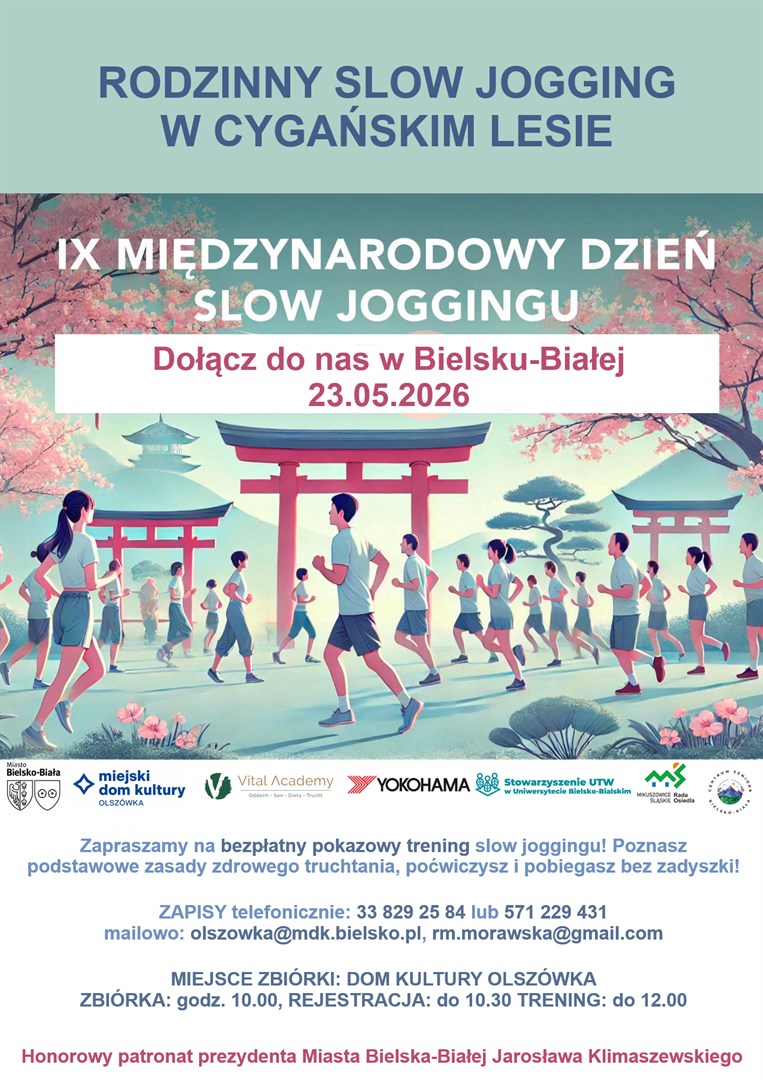 Rodzinny Slow Jogging w Cygańskim Lesie 