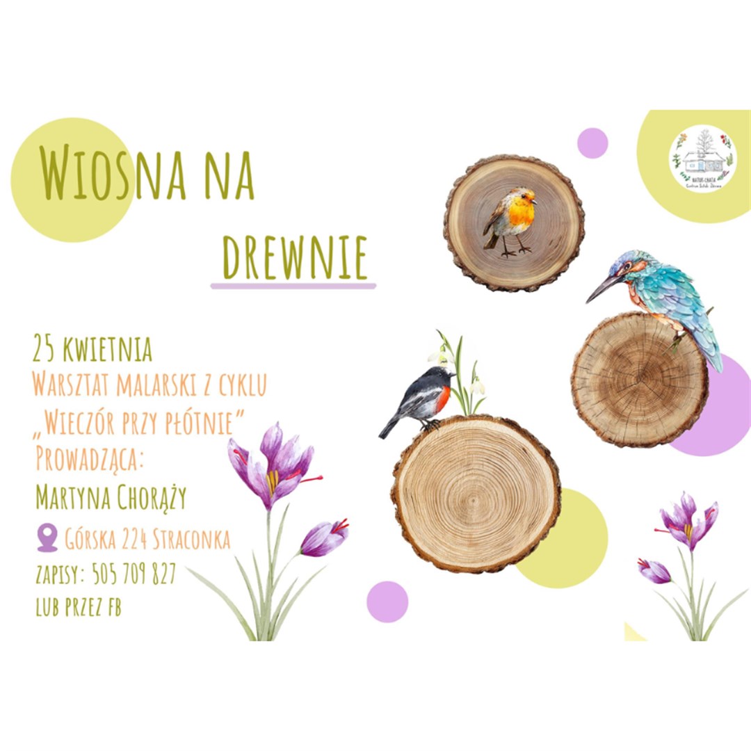 Wiosna na drewnie