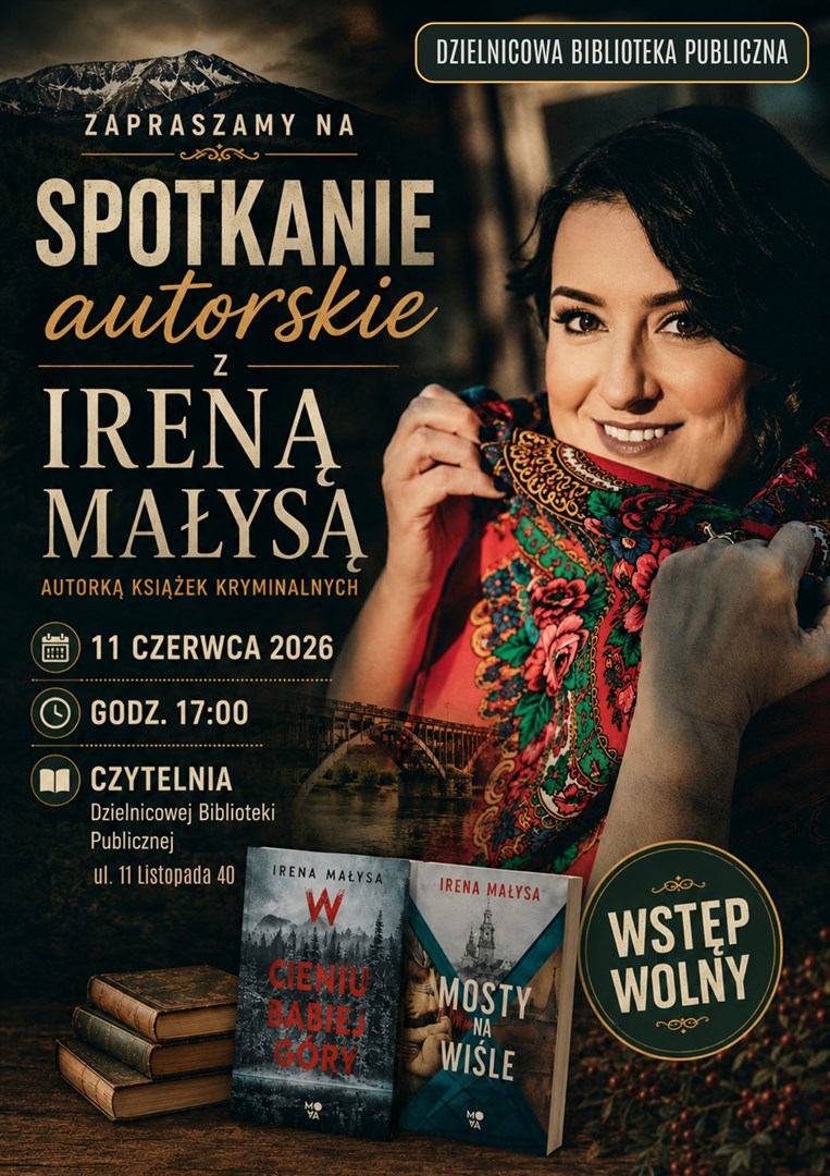 Spotkanie autorskie z Ireną Małysą 