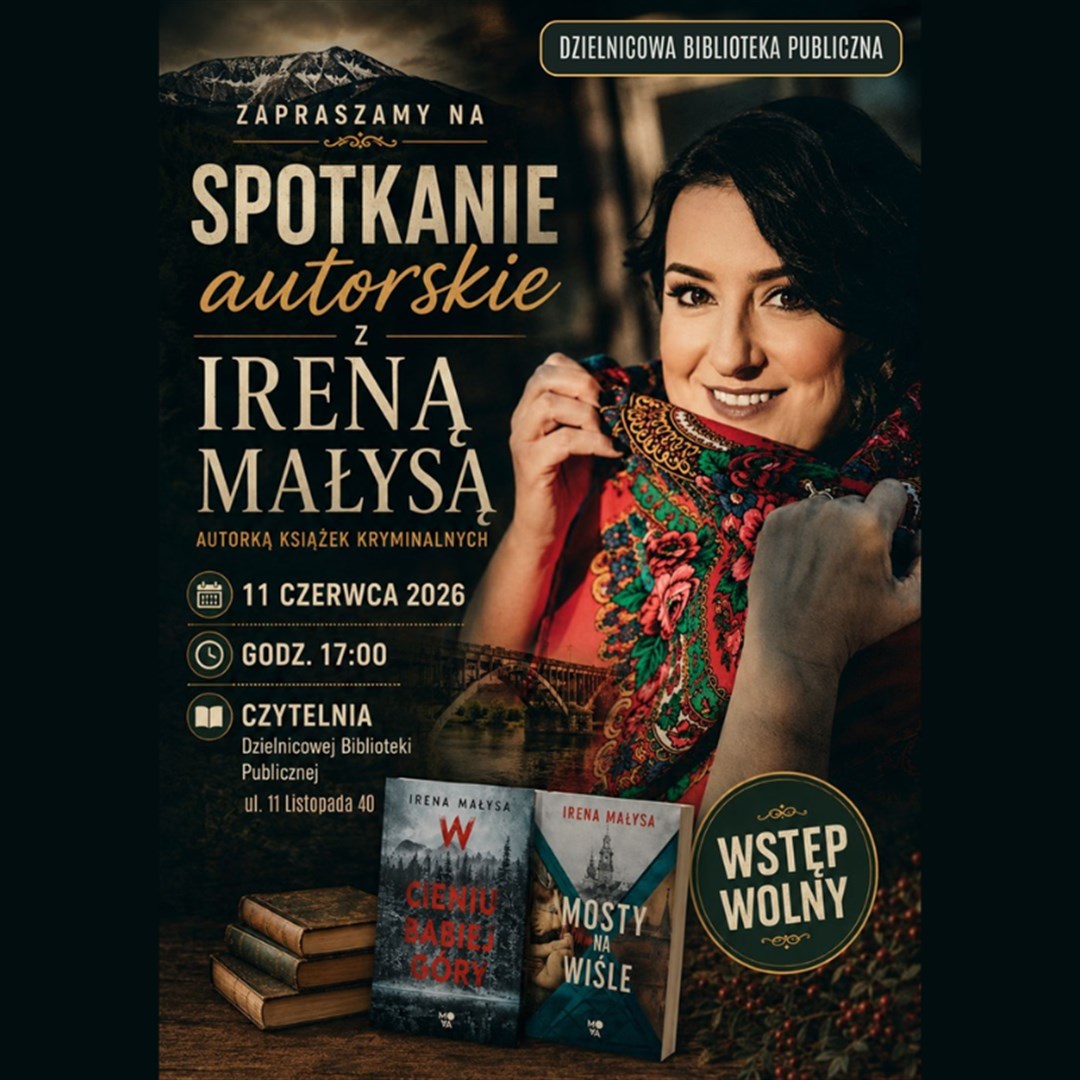 Spotkanie autorskie z Ireną Małysą 